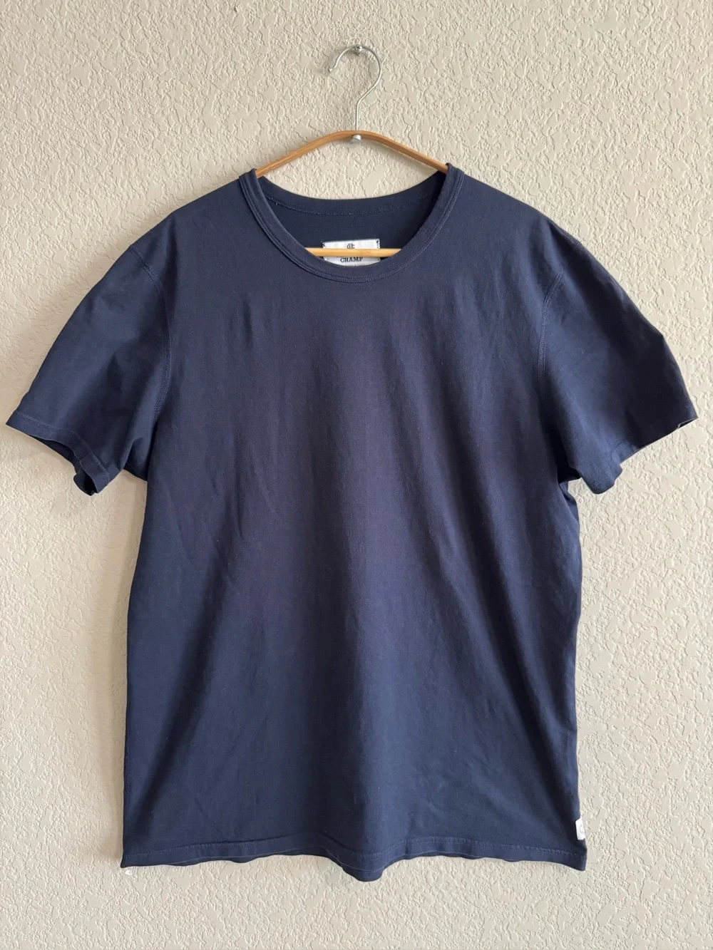Reigning Champ Navy Blue Tee Shirt Large